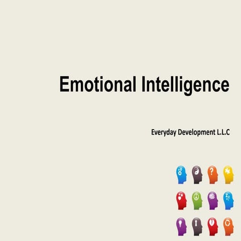Emotional intelligence slides