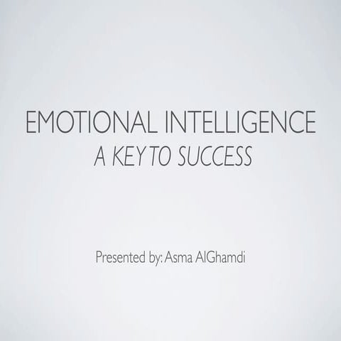 Emotional Intelligence