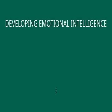 EMOTIONAL REGULATION_EMOTIONAL REGULATION