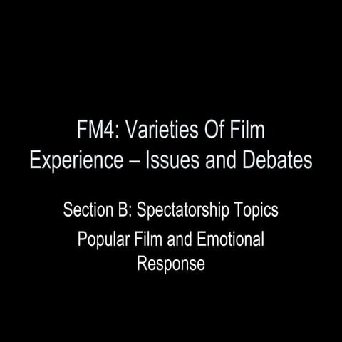 Emotional response in film 1 | PPT