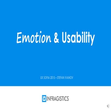 Emotion and usability