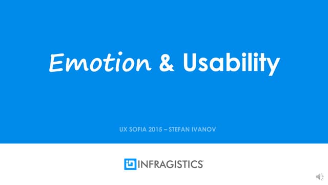 Emotion and usability