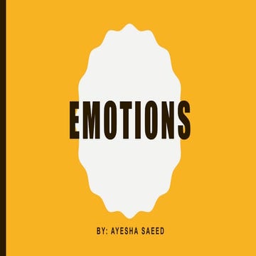 Emotions