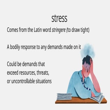 Stress - Psychology Lecture Slides (BSc. & MSc.)