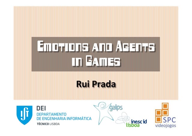 Emotions and Agents in Games