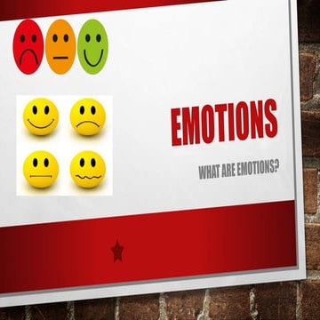 Emotions presentation