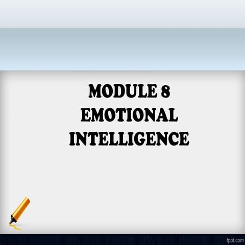 EMOTONAL INTELLIGENCE IN PERSONAL DEVELOPMENT | PPTX