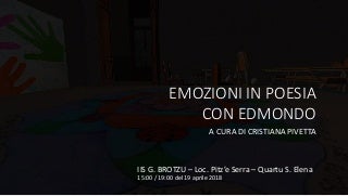 Emozioni in poesia con edMondo 