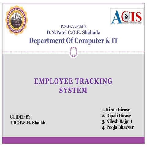 Employee Tracking System