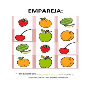 Empareja frutas