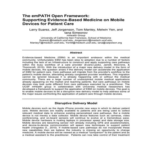 emPATH Open Sourced Mobile Framework