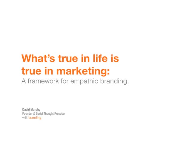 Empathic Marketing – aka, what’s tr...