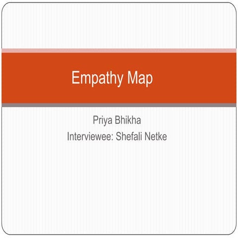 Emphathize and define | PPTX