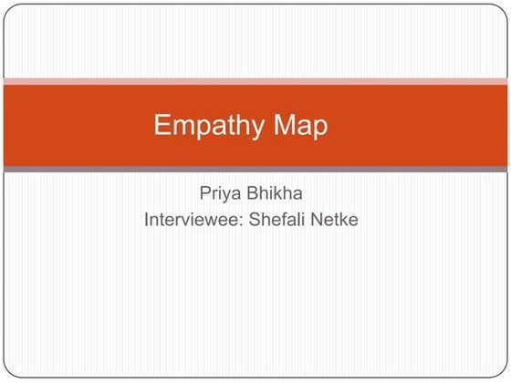 Empathy map | PPT