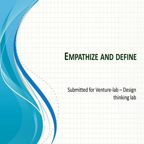 Empathize & define | PPTX