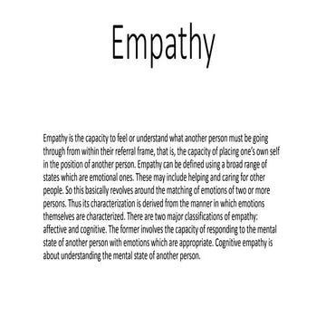 Empathy