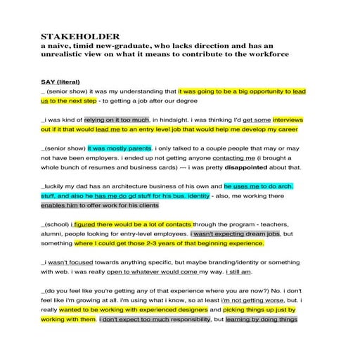 1 // EMPATHY MAP // problem statement | PDF