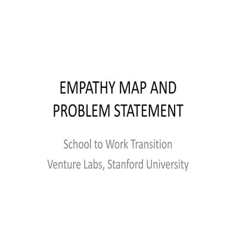 Empathy map