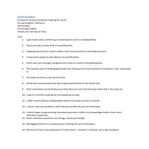 1 // EMPATHY MAP // problem statement | PDF