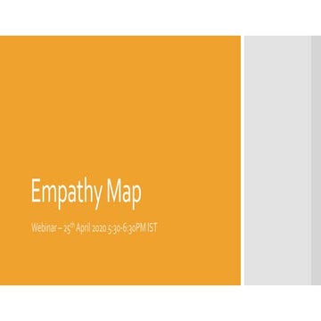 Empathy map