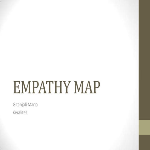 Empathy map gitanjali maria