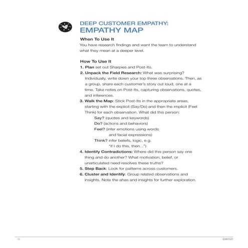 D4D Tools: Empathy Map | PDF
