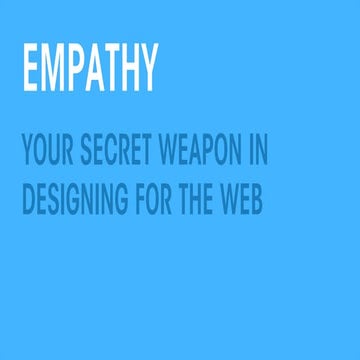 Nathalie Nahai - Empathy: Your secret weapon in designing for the web