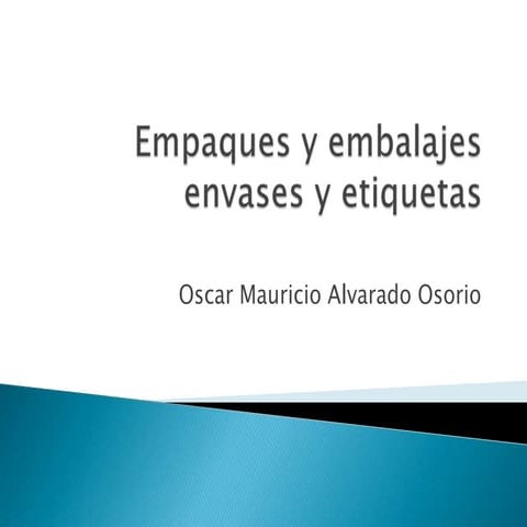 Empauqes y embalajes 2 semestre