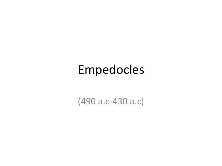 Empedocles