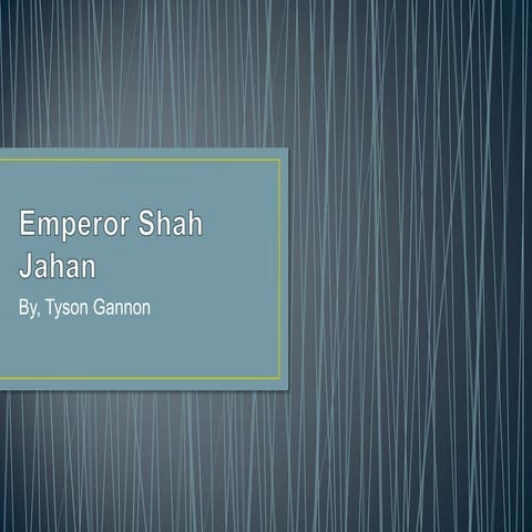 Emperor shah jahan