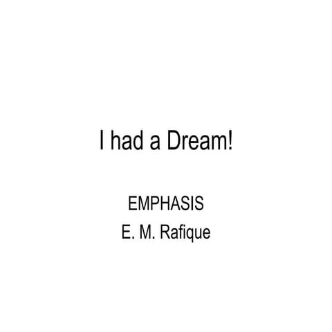 Emphasis km dream