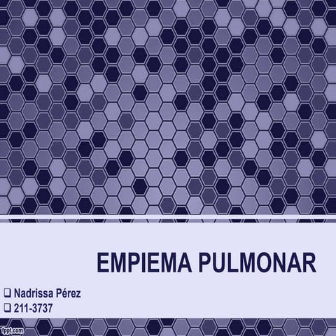 Empiema Pulmonar