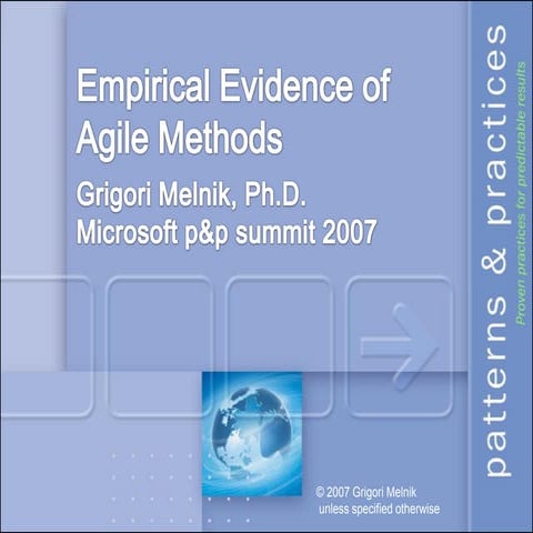 Empirical Evidence Of Agile Methods