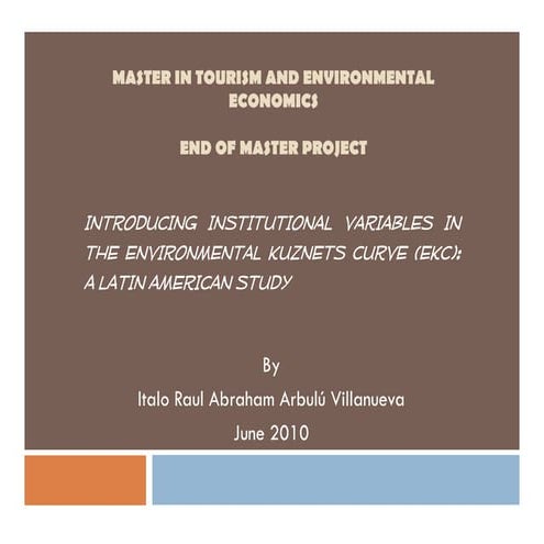 MTEE - END OF MASTER PROJECT