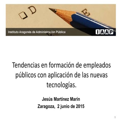 Empleados publicos,tecnologia y formación