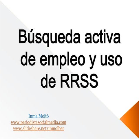 Empleo busqueda2.0-rss