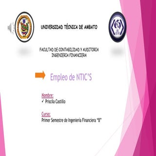 Empleo de ntics drogas !