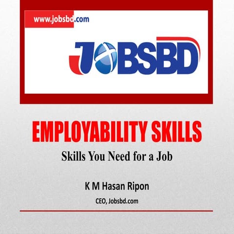 Employability skills