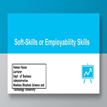 Employability skills or Soft Skills 