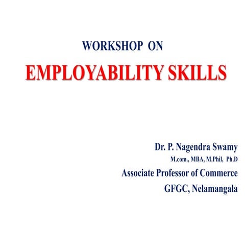 Employability skills for freshers and job seekers.pptx