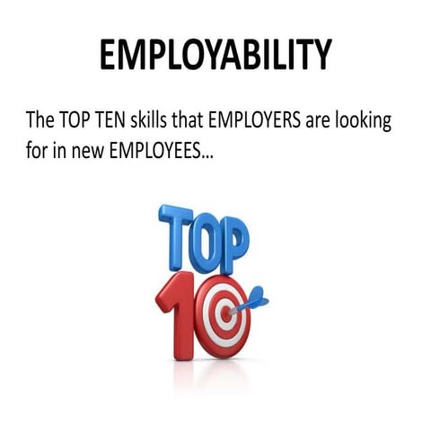 Employability top ten skills