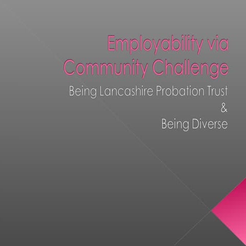 Employability via community challenge