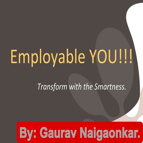 Employable you!!!