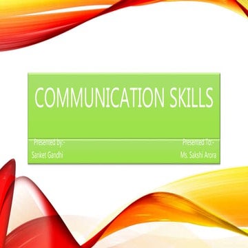 communication skills