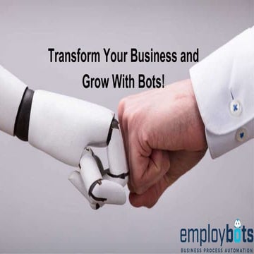 Vijai Mani, Rpa consultant at Employ bots