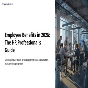 Employee Benefits in 2026 The HR Professionals Guide