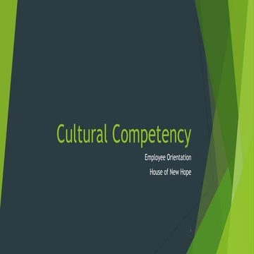 Employee   cultural competency
