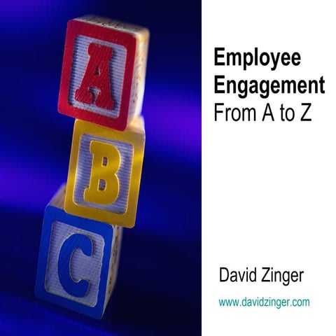 Employee Engagement A To Z Slides