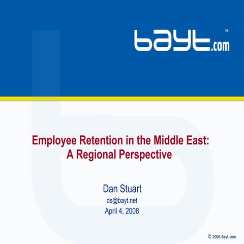 Employee Retention in the Middle East