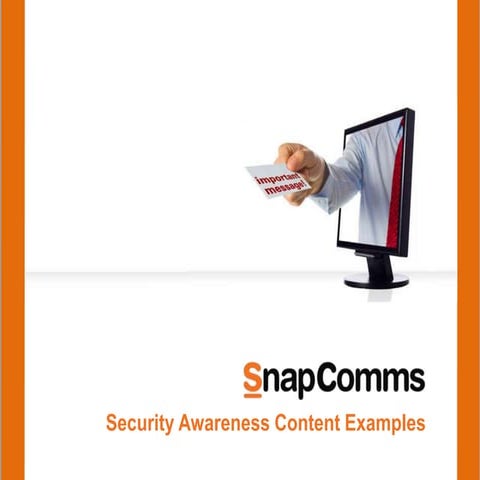 Employee security awareness communication